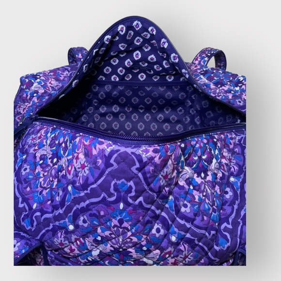 Vera Bradley Medium Travel Duffel Bag in Regal Rosette - Picture 8 of 10